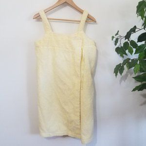Pale Lemon Terry Shower Wrap